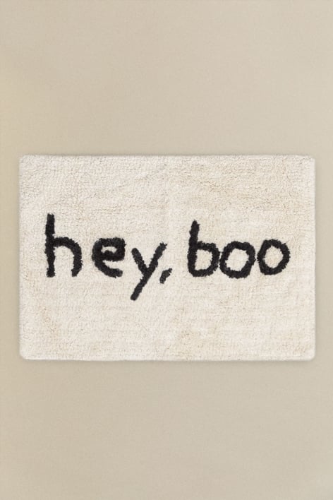 Bathroom rug 60x40 cm in cotton Heyb - Beige Cream