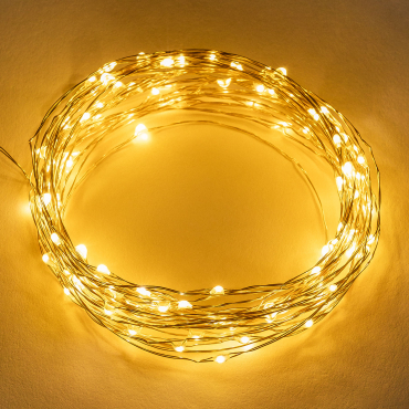 String Lights Lätt 10 M & Golden - Sklum