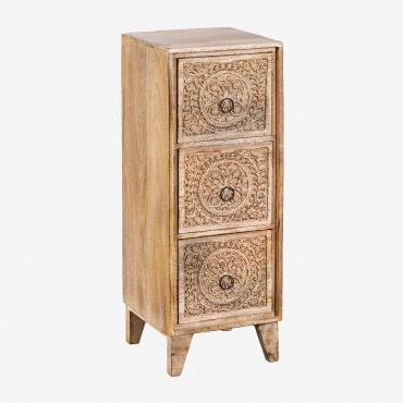 Utara Mango Wood Chest Of Drawers Mango Wood - Sklum