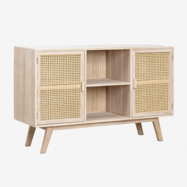 Wooden Sideboard Ralik Design Natural Wood - Sklum