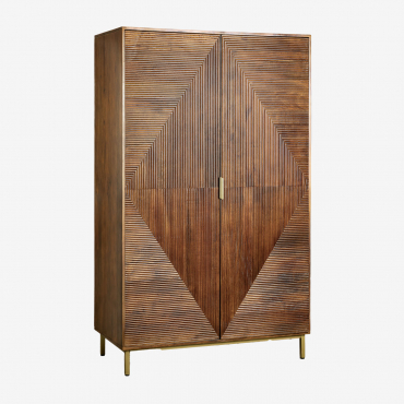 Baty Mango Wood Wardrobe Mango Wood - Sklum