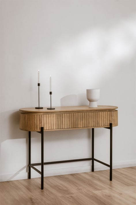 Mango wood entryway console Analis