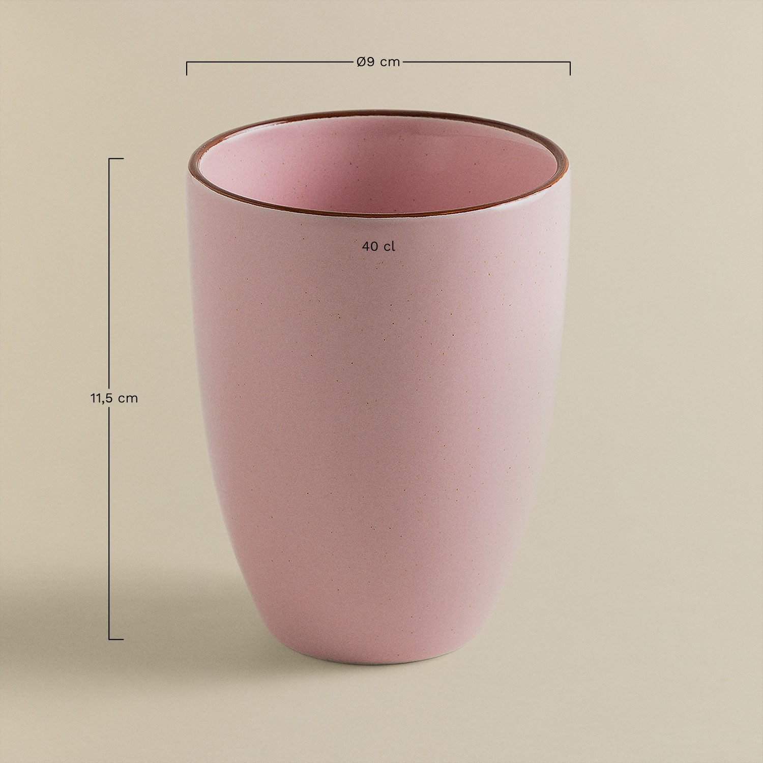 Pack of 4 Bremen 40 cl glasses, MEASURES