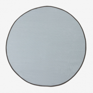 Round Outdoor Rug Ø170 Cm Tanida Light Blue Grey & Ø170 Cm - Sklum