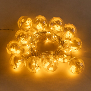 Led Ball Curtain (4.70 Mts) Biro Warm White - Sklum