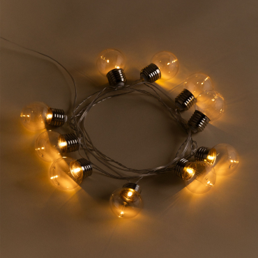 Nannas Led String Light With Solar Charger (2 M) Warm White - Sklum