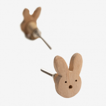 Pack Of 2 Zoo Kids Handles Rabbit - Sklum