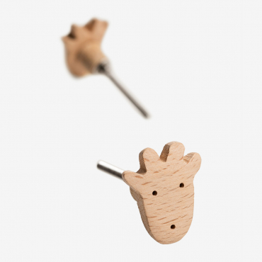 Set Of 2 Kids Handles Zoo Giraffe - Sklum