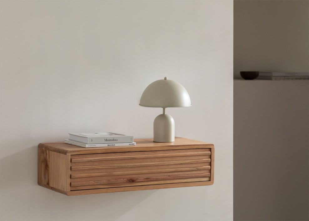 Deleyna wooden wall-mounted hallway console