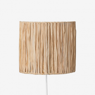 Duvert Raffia Wall Lamp ↑20 Cm - Sklum