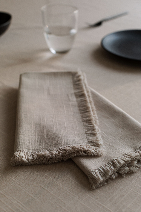 Set of 2 Nedeliya cotton napkins