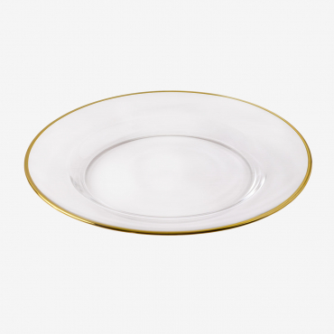 Pack Of 4 Crystal Plates Arely Clear - Sklum