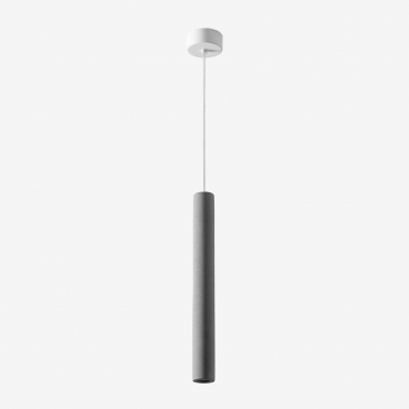 Led Ceiling Lamp In Amewa Cement Light Grey - Sklum