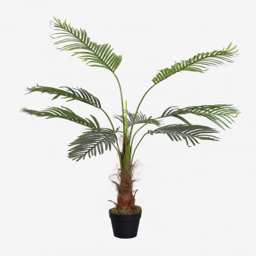 Decorative Artificial Palm Tree Design ↑130 Cm - Sklum