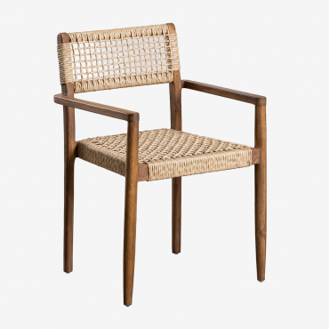 Orebro Teak Garden Chair Teak Wood - Sklum