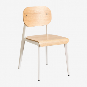Pack Of 2 Dining Chairs And White - Sklum
