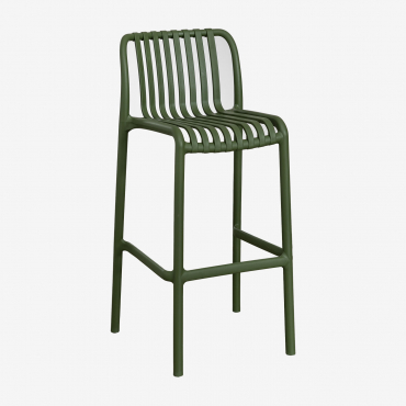 Wendell Stackable Polypropylene Garden Stool Pesto & ↑75 Cm - Sklum
