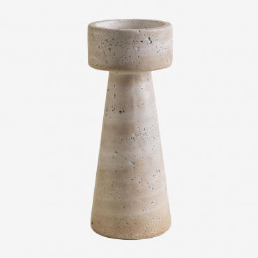 Aumont Cement Candelabra ↑25 Cm - Sklum