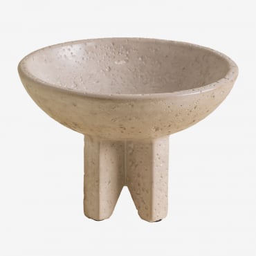 Decorative Cement Bowl Maryse Ø24 Cm - Sklum