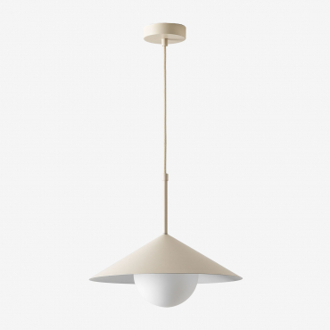 Bagioli Iron Ceiling Lamp Tapioca Beige - Sklum