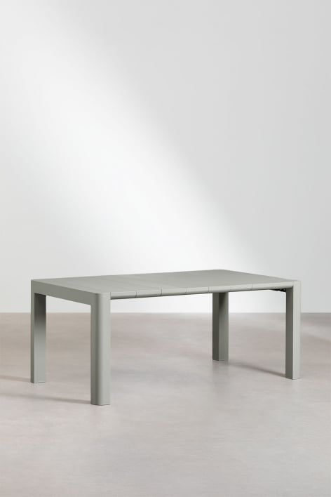 Arnadine rectangular dining table - Green Khaki