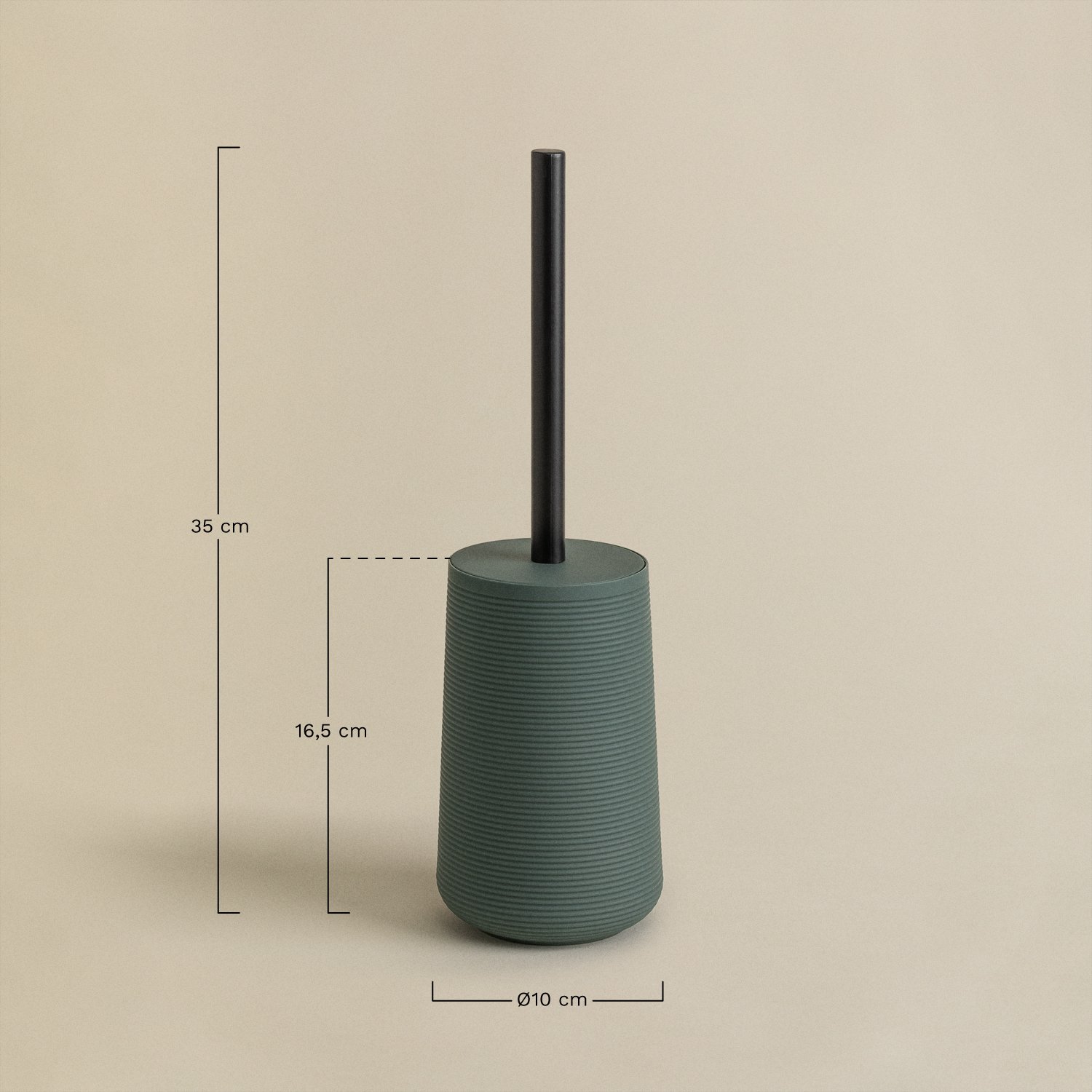Vesey Toilet Brush, MEASURES