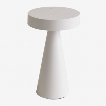 Wireless Led Table Lamp Catinca White - Sklum