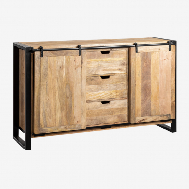 Kiefer Mango Wood Chest Of Drawers Mango Wood - Sklum