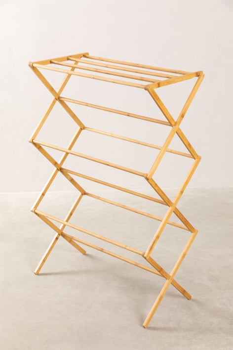 Dalton bamboo folding clothes dryer