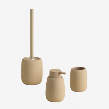 Aberden Bathroom Set Tapioca Beige - Sklum