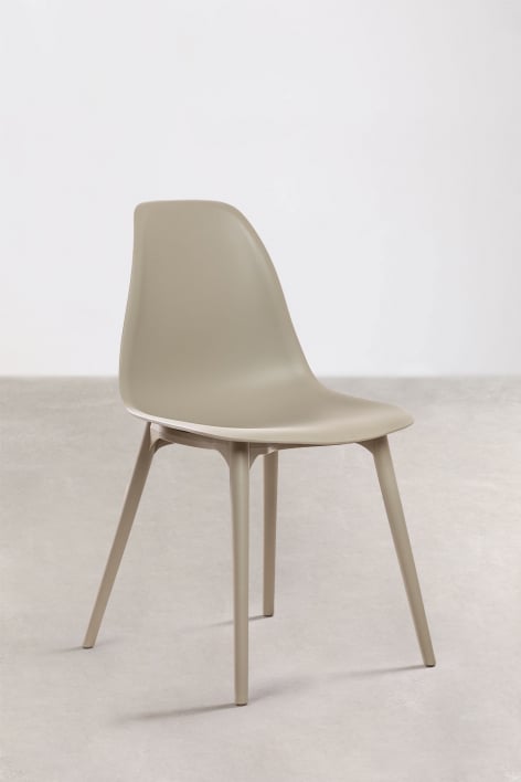 Pack of 4 Scand polypropylene dining chairs