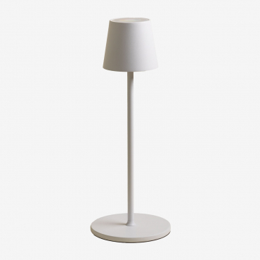 Isona Wireless Led Outdoor Floor Lamp White - Sklum