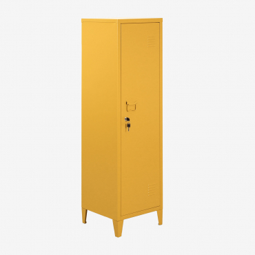 Pohpli Steel Locker Cabinet Yellow Albero - Sklum