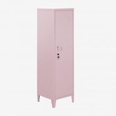 Pohpli Steel Locker Cabinet Brown Hazelnut - Sklum