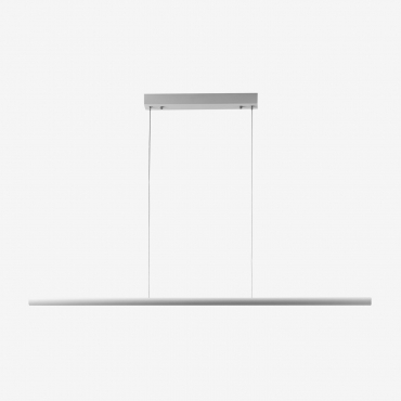 Wilen Led Linear Ceiling Lamp In Aluminium (120 Cm) White - Sklum