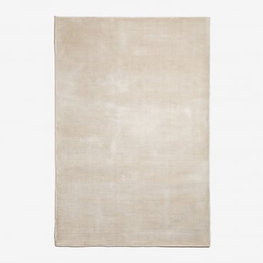 Daroca Polyester Rug Beige Cream & 200 X 300 Cm - Sklum