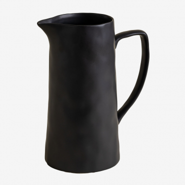 Stoneware Jug 1.8 L Belvere Black - Sklum