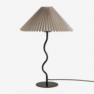 Siliema Iron Table Lamp Black - Sklum