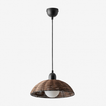 Lutyen Rattan Ceiling Lamp Natural - Sklum