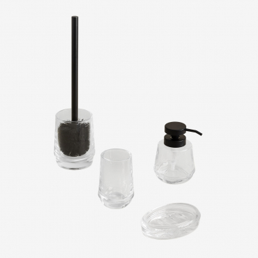 Dailany Bathroom Set Clear - Sklum