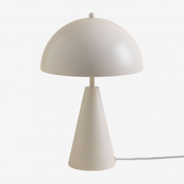 Jaliya Metal Table Lamp Gardenia White - Sklum