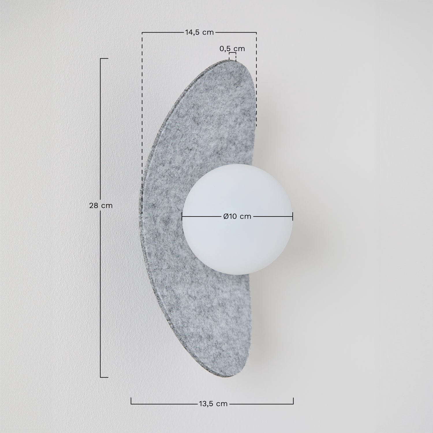 Ayerte Wall Sconce, MEASURES