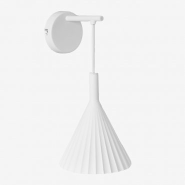 Lydon Led Plaster Wall Lamp White - Sklum