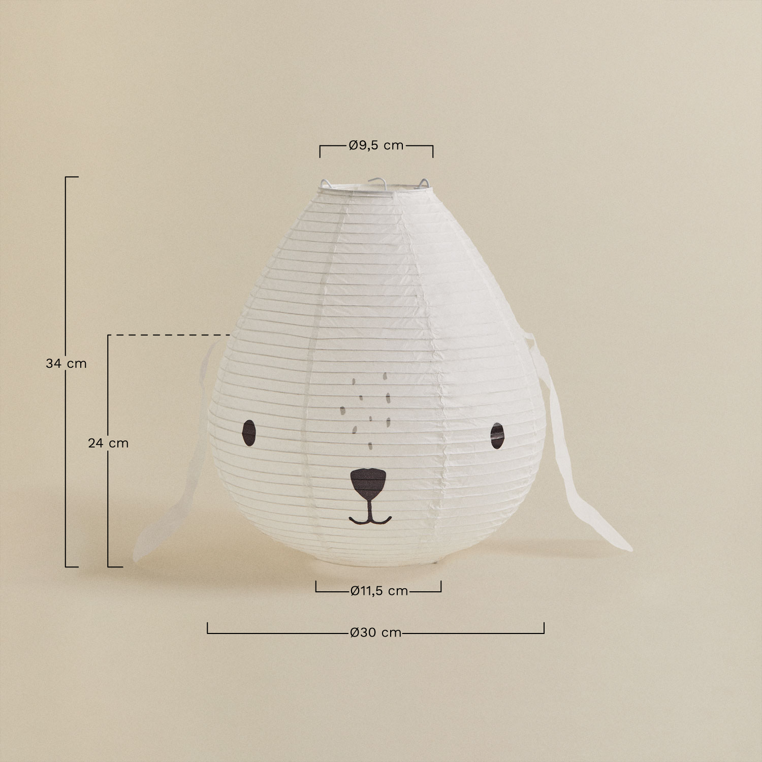 Jovile Kids Paper Lamp Shade - SKLUM