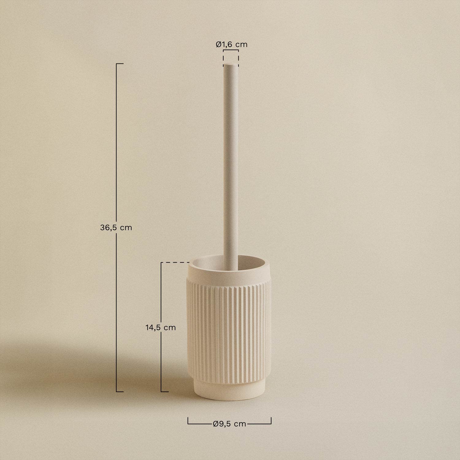 Yiriel toilet brush, MEASURES