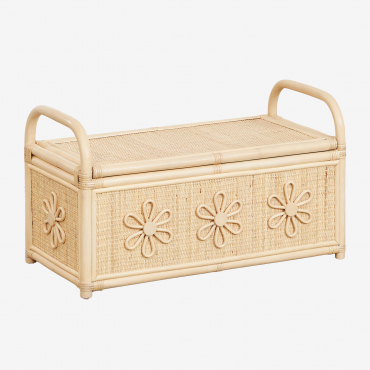 Dahlia Kids Rattan Trunk Natural - Sklum
