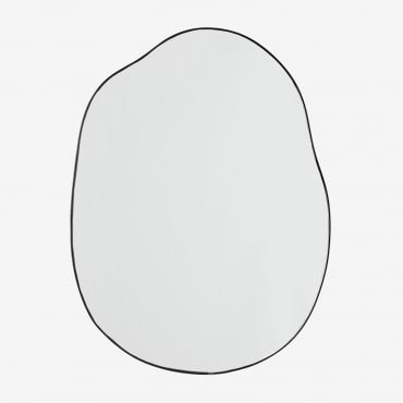 Wall Mirror (60x80 Cm) Rudiger Black - Sklum