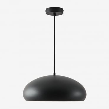 Hilma Metal Ceiling Lamp Black - Sklum