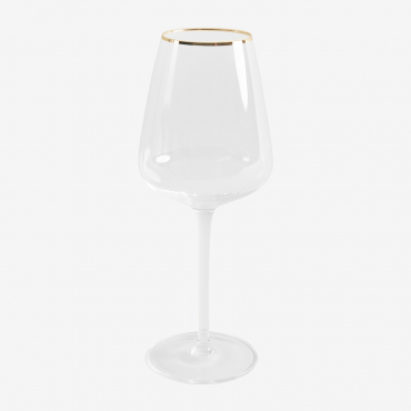 Olaya Pack Of 4 52 Cl White Wine Glasses Clear - Sklum