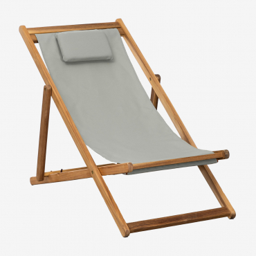 Kardis Folding Hammock With Wooden Cushion Green Khaki - Sklum